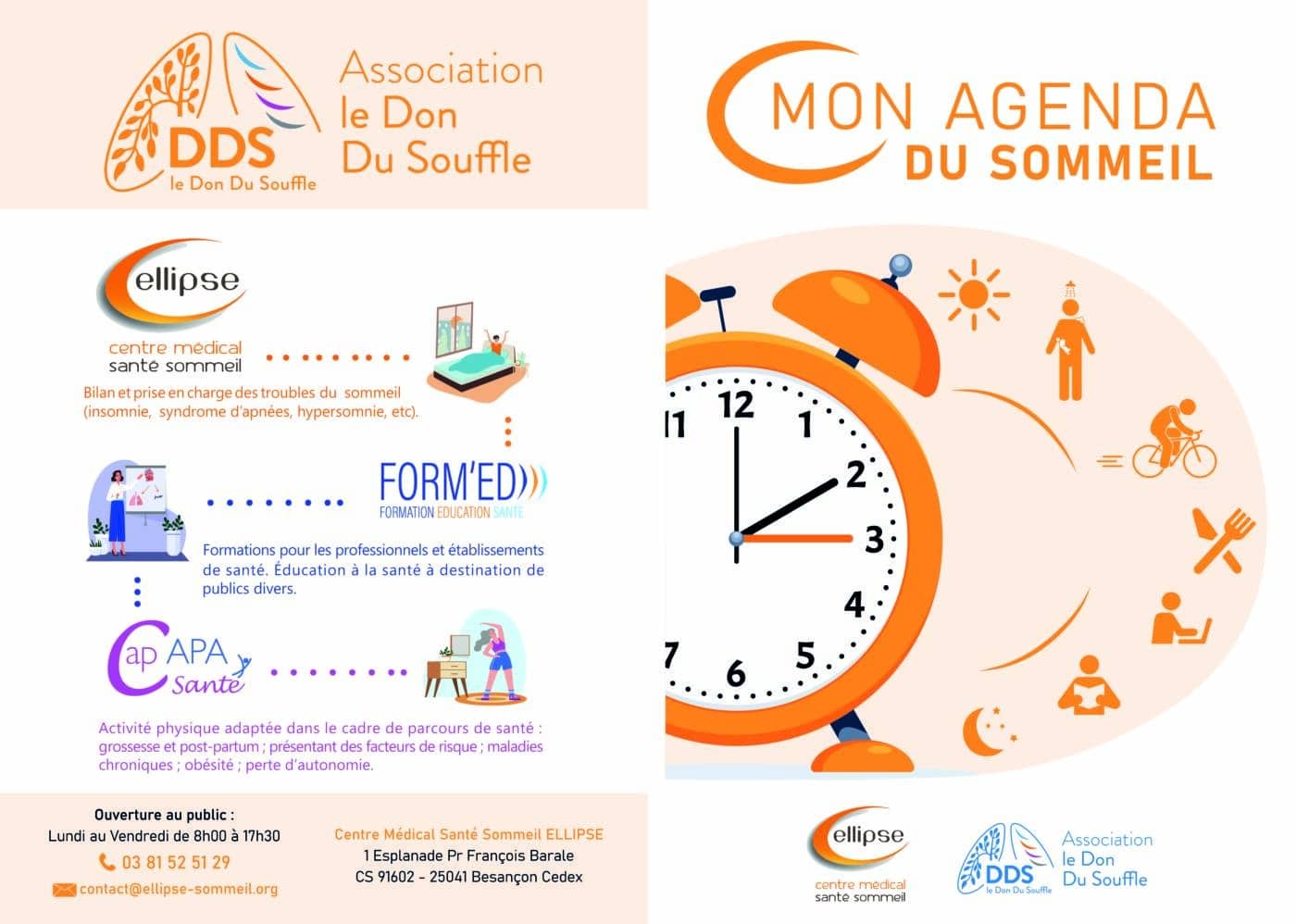 Agenda du sommeil Ellipse